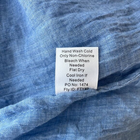 Portocruz Women's Swim Blue Coverup Tank Dress, Size Small NWOT - Picture 6 of 9